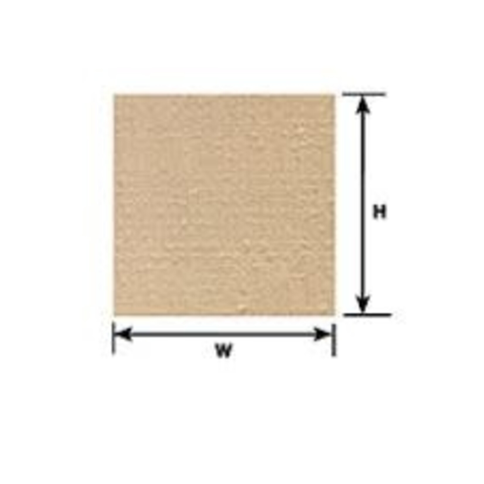 Plastruct 91573 No Scale White Coarse Stucco Sheet 12" x 7" (2 per pack)