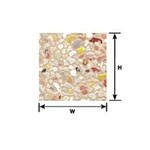 Plastruct 91580 1:87 HO gauge 100 Scale Beige Field Stone Sheet 12" x 7" (2 per pack)
