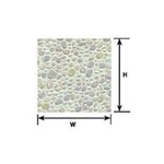 Plastruct 91582 1:87 HO gauge Beige Random Polished Stone Sheet 12" x 7" (2 per pack)