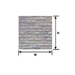 Plastruct 91587 1:48 O gauge Beige Dressed Stone/ Block 12" x 7" (2 per pack)