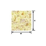 Plastruct 91588 1:48 O gauge Beige Random Polished Stone Sheet 12" x 7" (2 per pack)