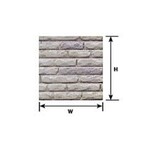 Plastruct 91592 1:24 G gauge Beige Dressed Stone/Block Sheet 12" x 7" (2 per pack)
