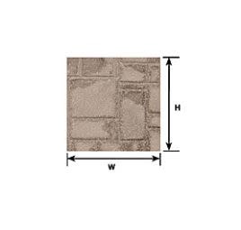 91593 1:24 G gauge Scale Beige Patio Stone Sheet 12" x 7" (2 per pack)