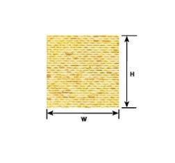 91605 1:87 HO gauge Red Clay Rough Brick Sheet 12" x 7" (2 per pack)