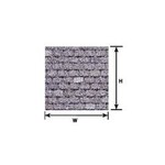 Plastruct 91631 1:48 O gauge Gray Asphalt Shingle Sheet 12" x 7" (2 per pack)