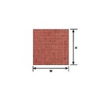 Plastruct 91640 1:160 N gauge Beige Spanish Tile Sheet 3" x 3" (2 per pack)
