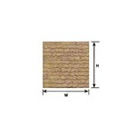 Plastruct 91656 1:87 HO gauge Beige Wood Shake Shingle Sheet 12" x 7" (2 per pack)