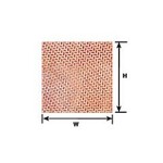 Plastruct 91670 1:87 HO gauge Red Clay Interlocking Paving Sheet 12" x 7" (2 per pack)