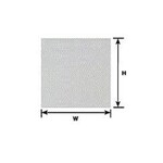 Plastruct 91701 1:250 Z gauge White Tread Plate Sheet 3-7/8" x 2-1/4" (2 per pack)