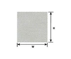 91702 1:160 N gauge White Tread Plate Sheet 3-7/8" x 2-1/4" (2 per pack)