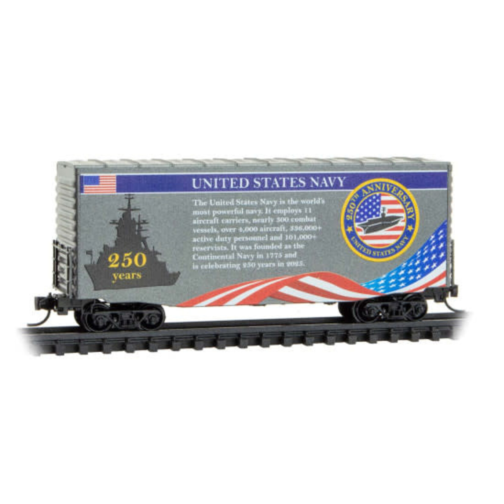 Micro Trains Line 10100842 N US Navy 250th Anniversary 2025