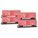 Micro Trains Line 98300240 N CB&Q RP240 - 4 Pack