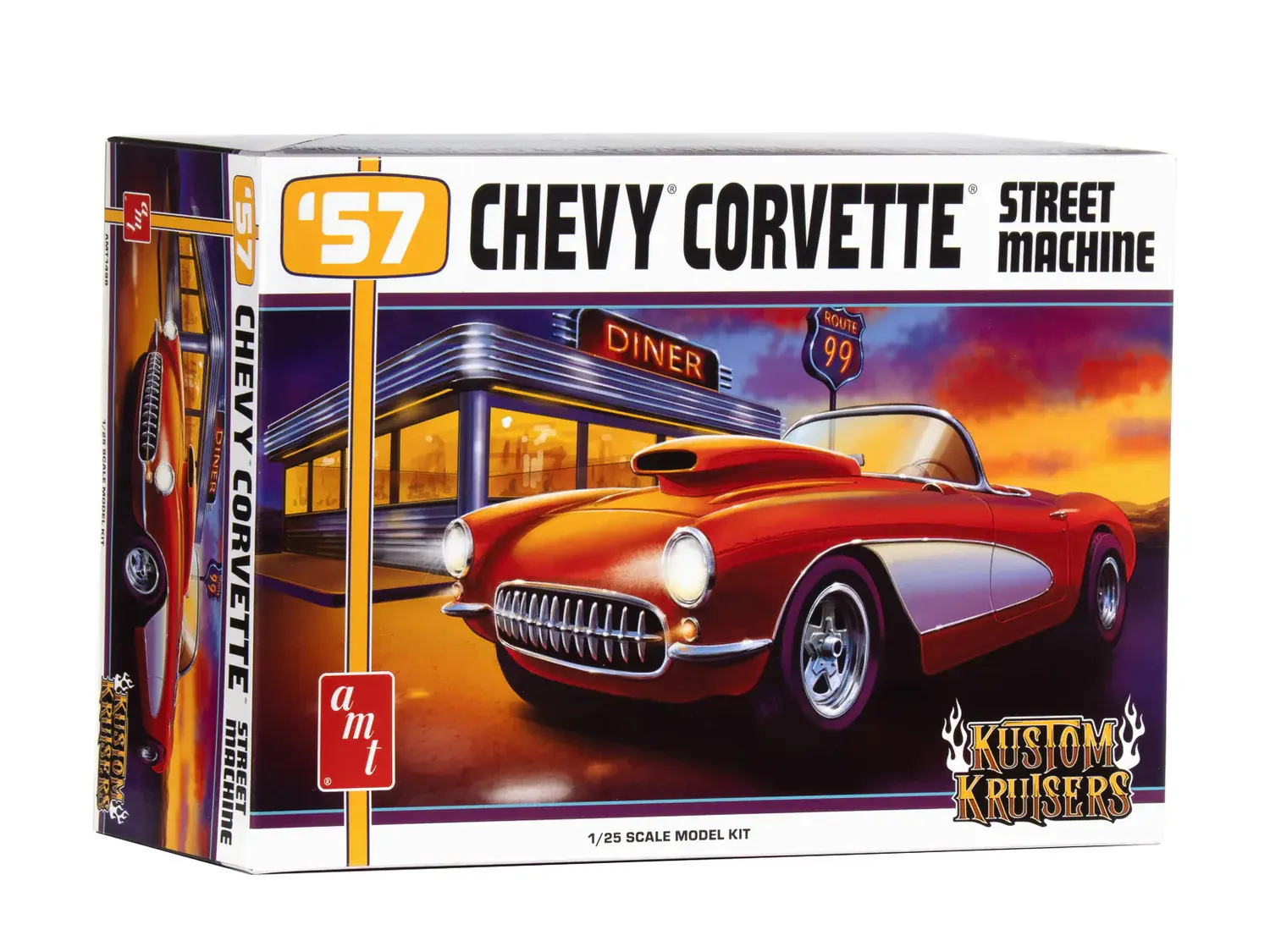 1498 1/25 1957 Chev Corvette Street Machine