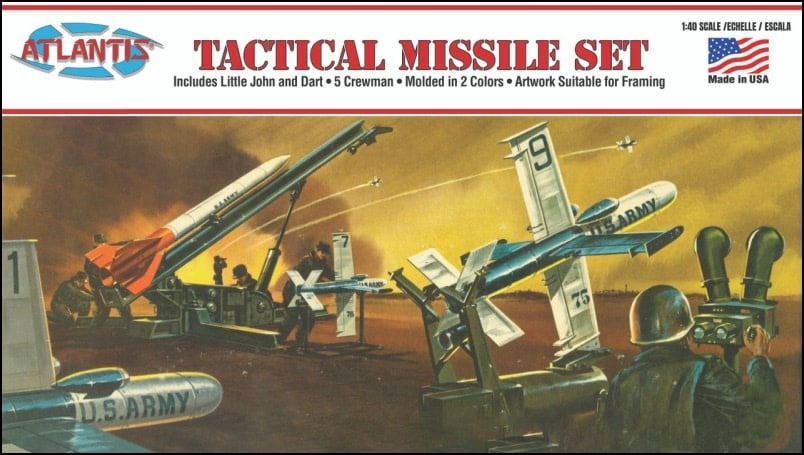 1812 US Army Tactical Missile Set 1/40