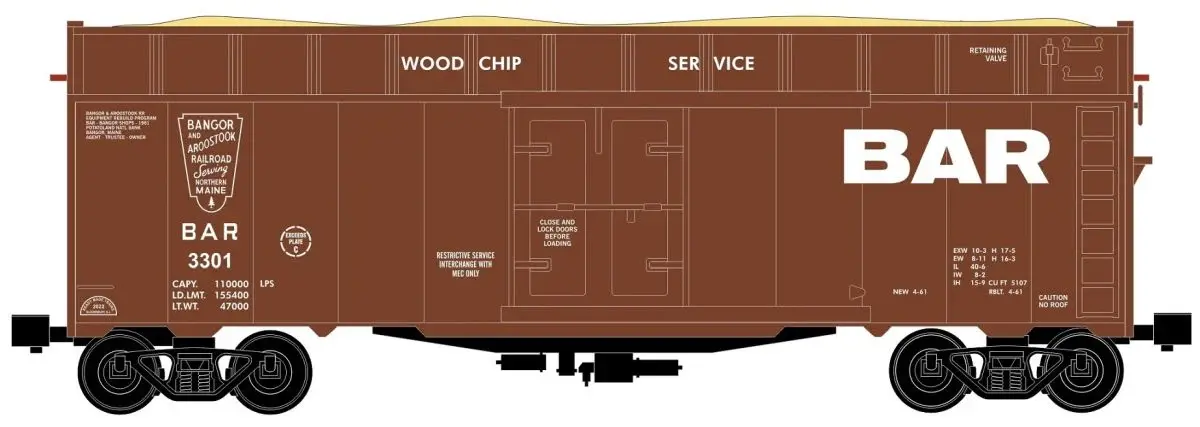 86467 O Woodchip Car BAR