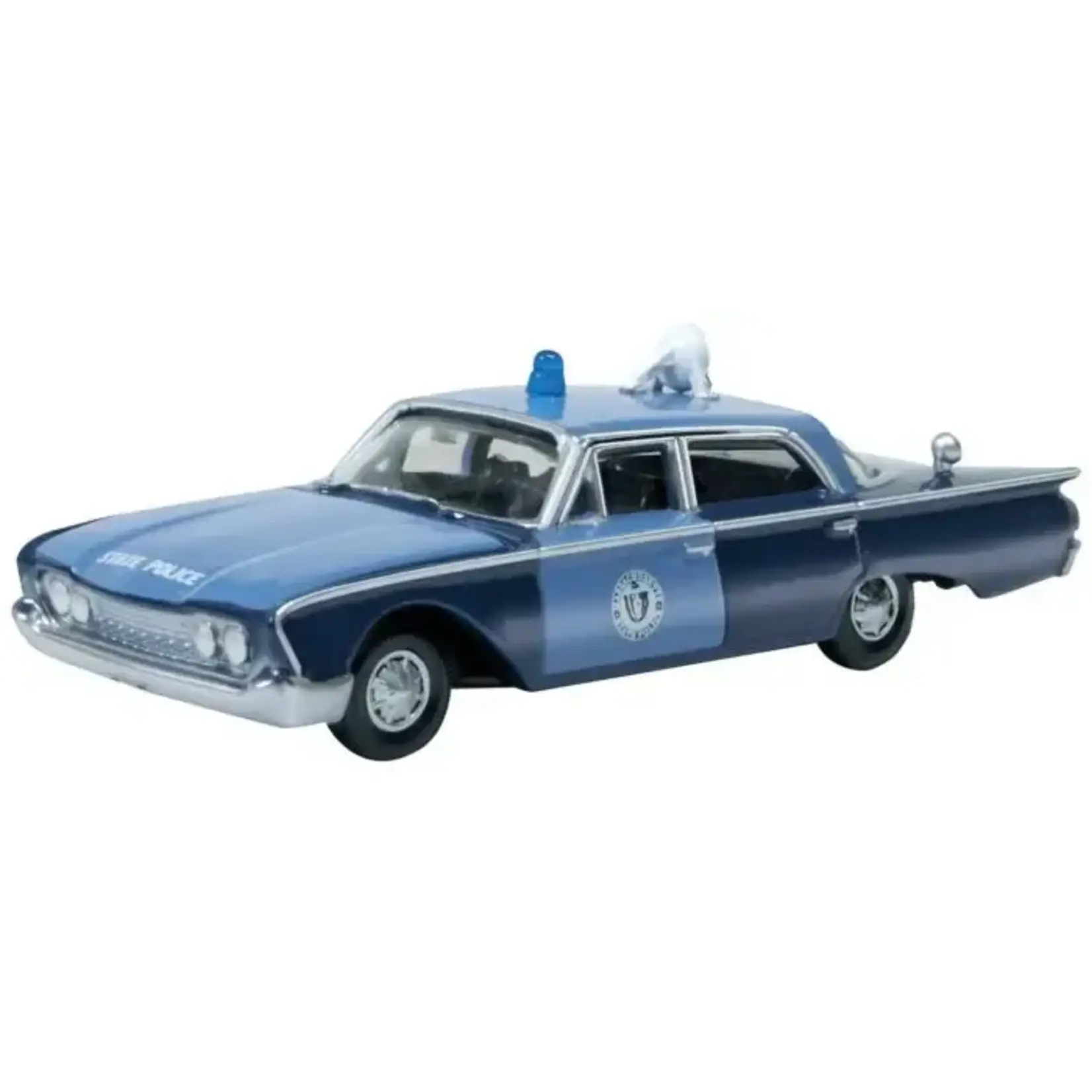 Oxford Diecast 87FF60002 Ford Fairlane Town Sedan 1960 - Massachusetts State Police Radar Car
