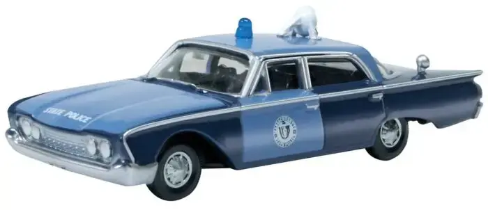 87FF60002 Ford Fairlane Town Sedan 1960 - Massachusetts State Police Radar Car