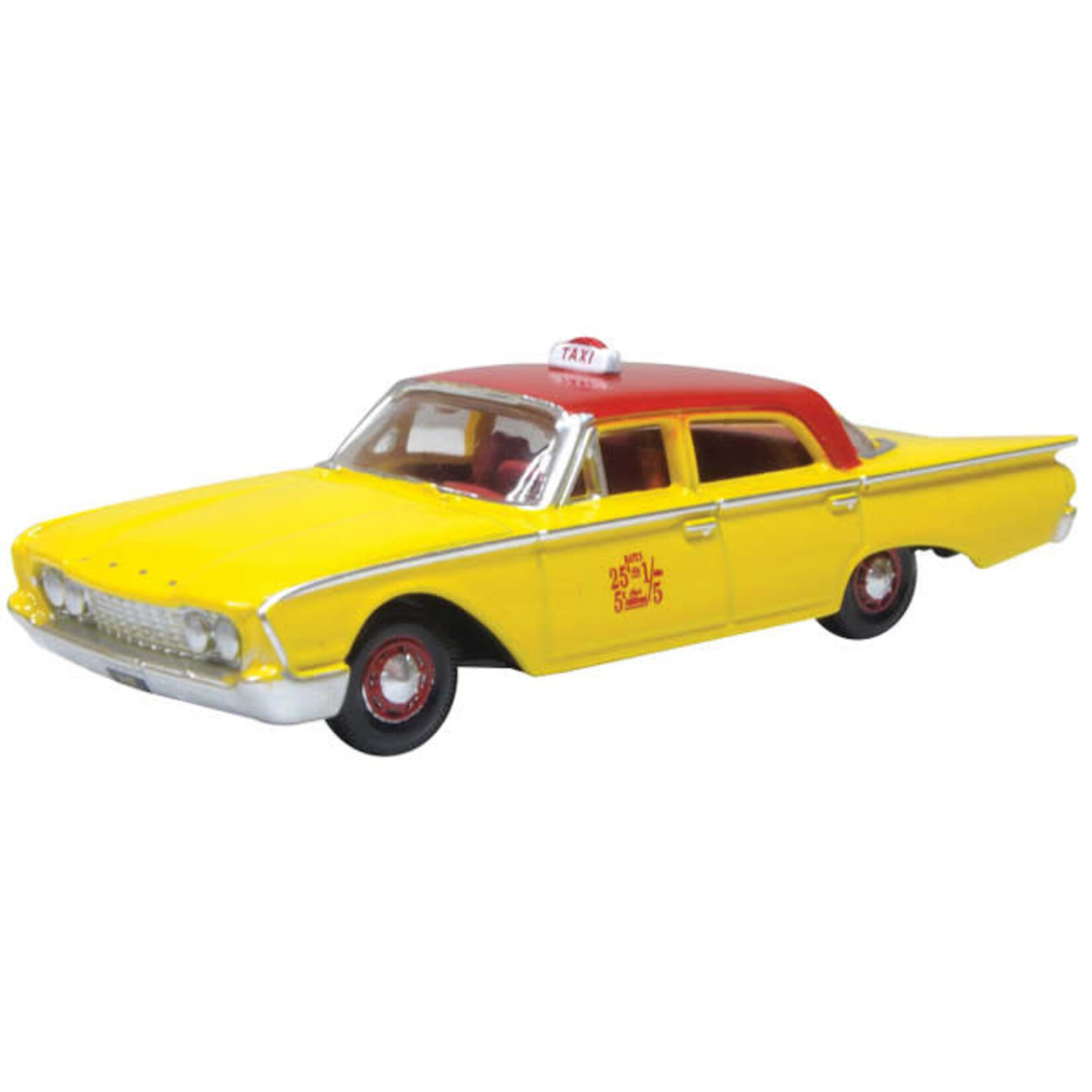 Oxford Diecast 87FF60003 HO Ford Fairlane Town Sedan 1960 - New York City Taxi