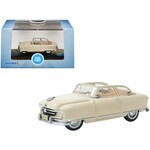 Oxford Diecast 87NR50002 HO Nash Rambler Custom Landau Convertible - Champagne Ivory (Open)