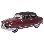 Oxford Diecast 87NR50003 Nash Rambler Custom Landau Convertible - Sunset Maroon (Closed)