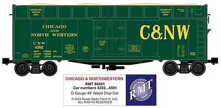 86441 O Woodchip Car C&NW
