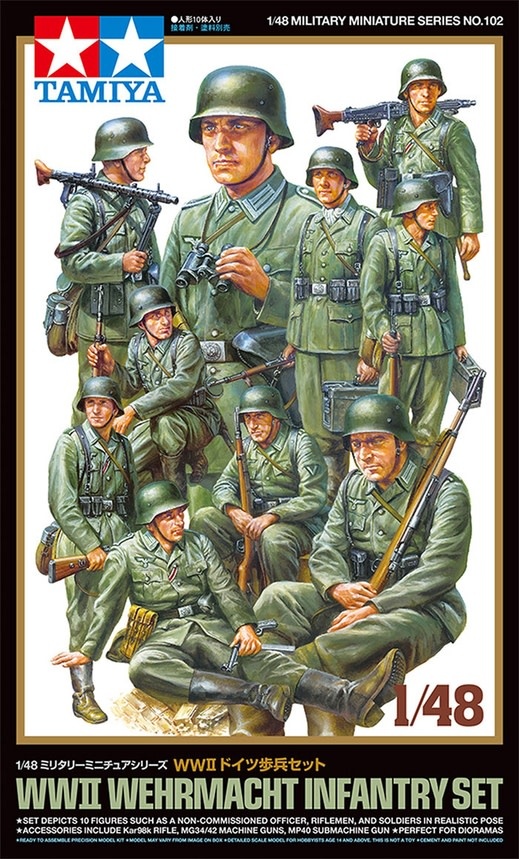 32602 1/48 WWII Wehrmacht Infantry Set