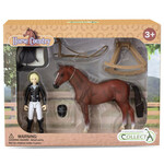 Breyer 84244 Lady Tournament Rider & Accessories COLLECTA