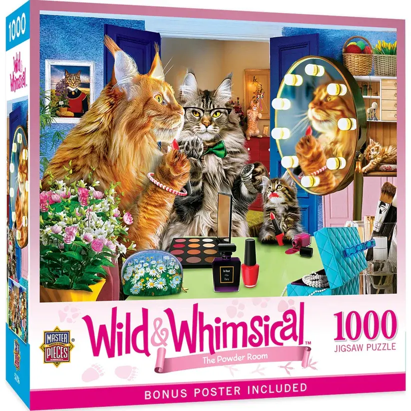 72543 Wild & Whimsical - The Powder Room 1000pc Puzzle
