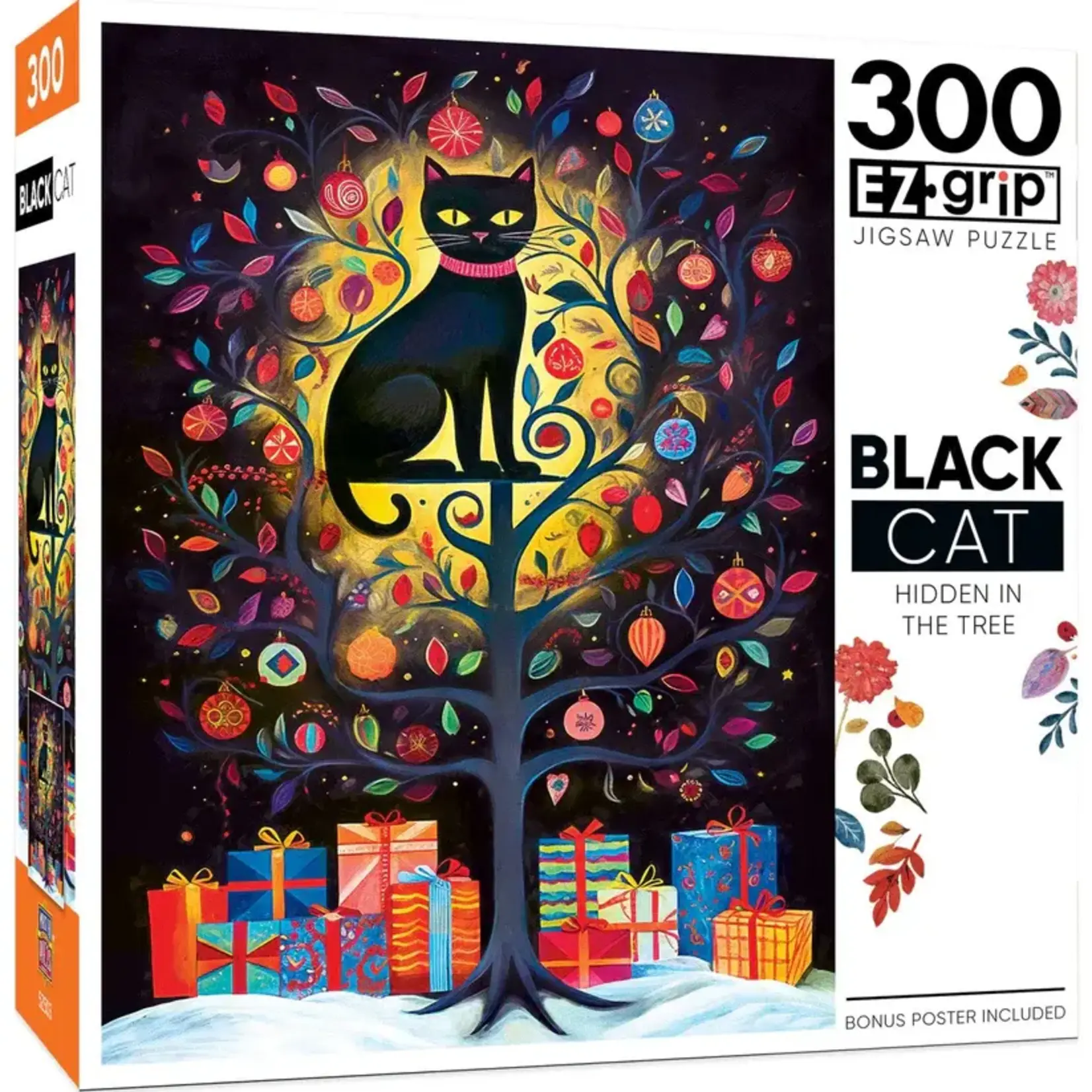 MasterPieces 32505 Black Cats - Hidden in the Tree 300pc EzGrip Puzzle