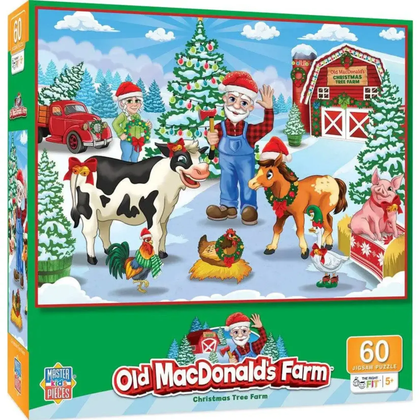 MasterPieces 12520 Holiday - Christmas Tree Farm 60pc Puzzle