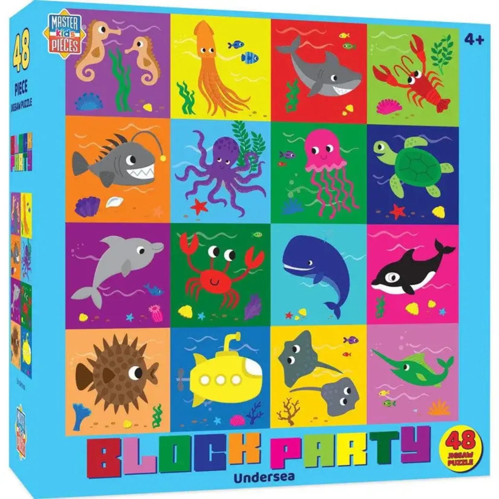 MasterPieces 12536 Block Party - Undersea 48pc Puzzle