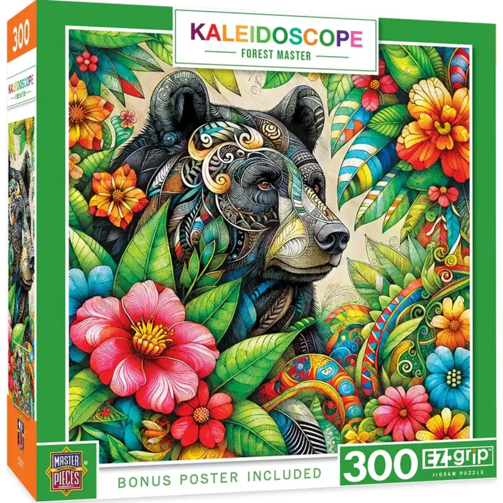 MasterPieces 32508 Kaleidoscope - Forest Master 300pc EzGrip Puzzle