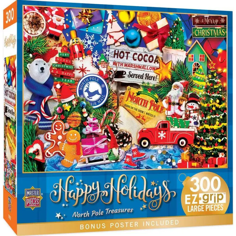 32574 Holiday - Greetings from the North Pole 300pc EzGrip Puzzle