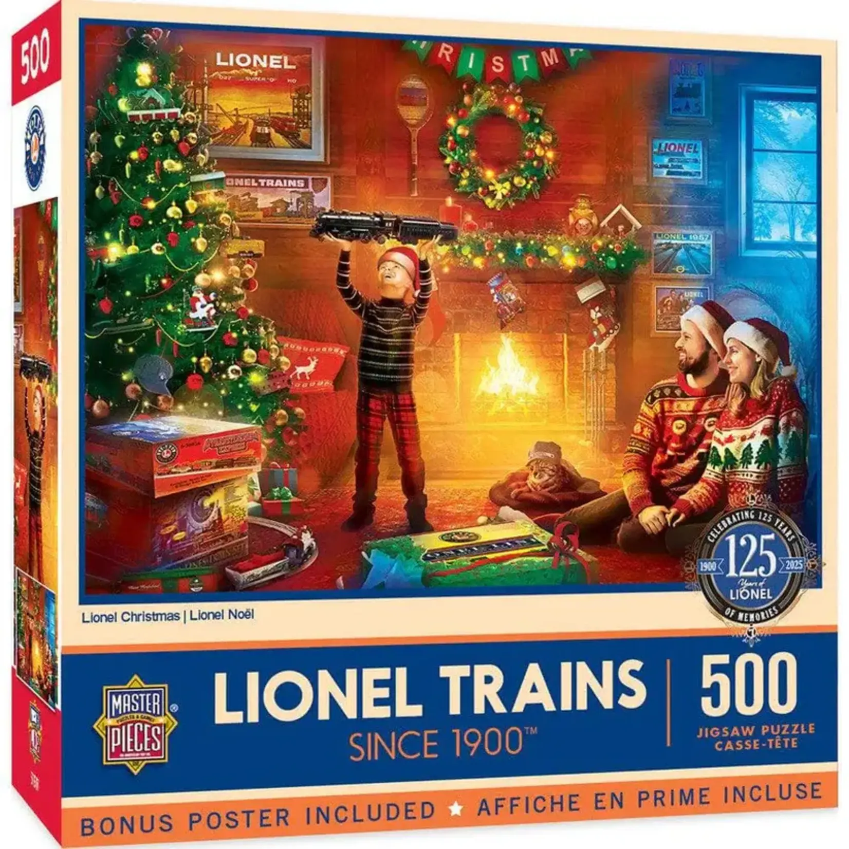 MasterPieces 32576 Lionel - Christmas 500pc Puzzle