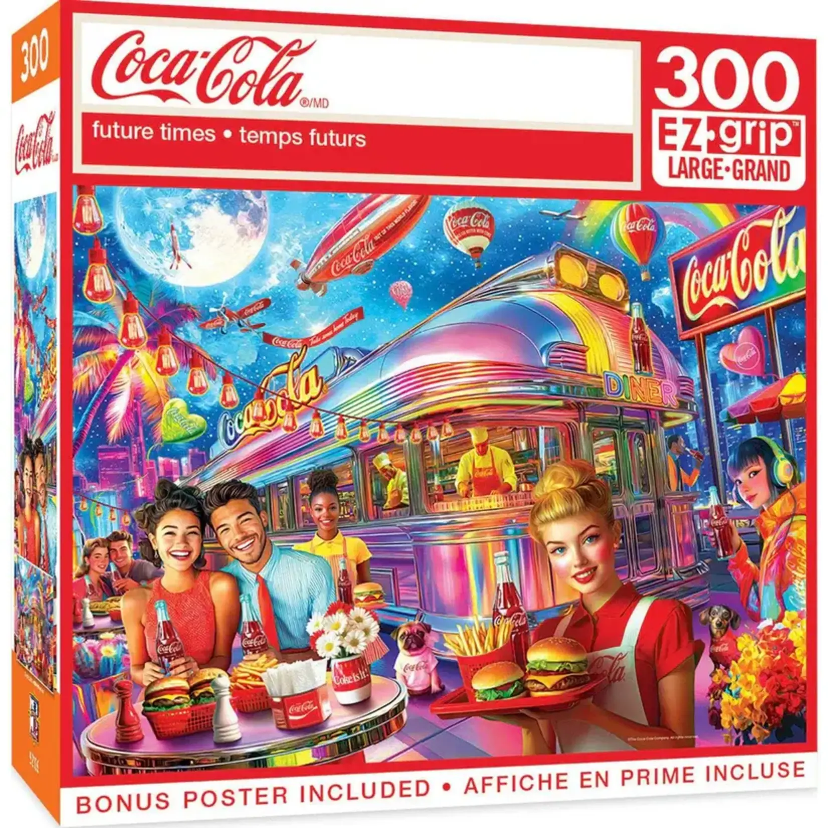 MasterPieces 32582 Coca-Cola - Future Times 300pc EzGrip Puzzle