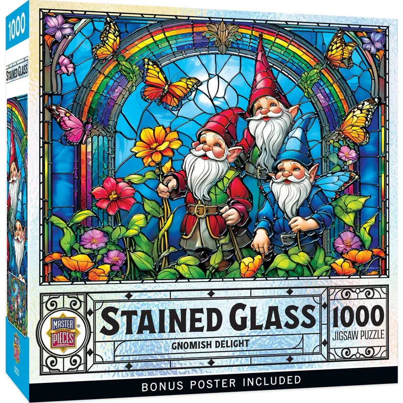 72504 Stained Glass - Gnomish Delight 1000pc Puzzle