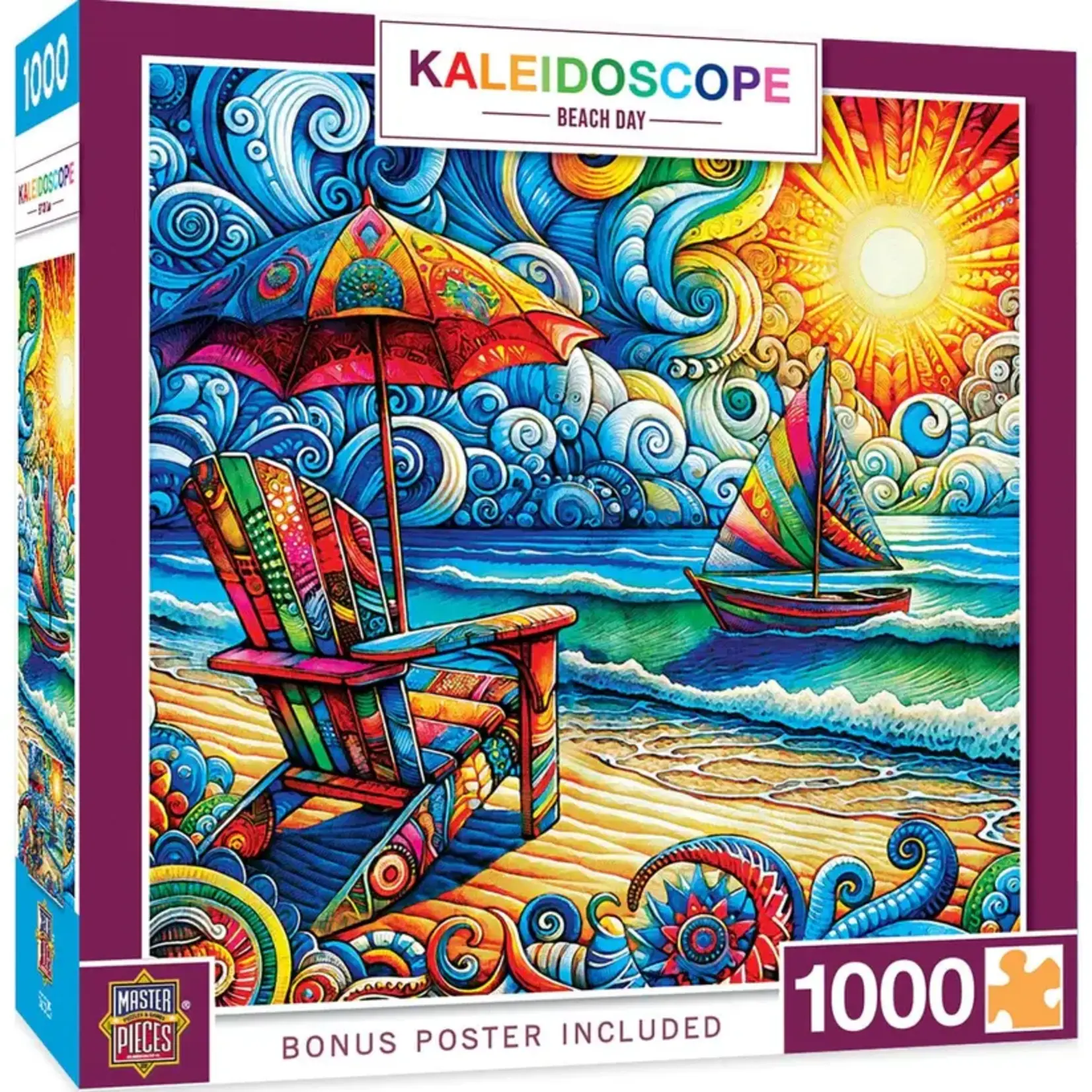 MasterPieces 72508 Kaleidoscope - Beach Day 1000pc Puzzle