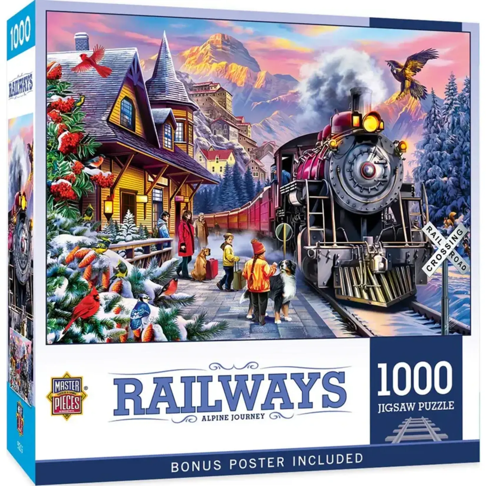 MasterPieces 72514 Railways - Alpine Journey 1000pc Puzzle