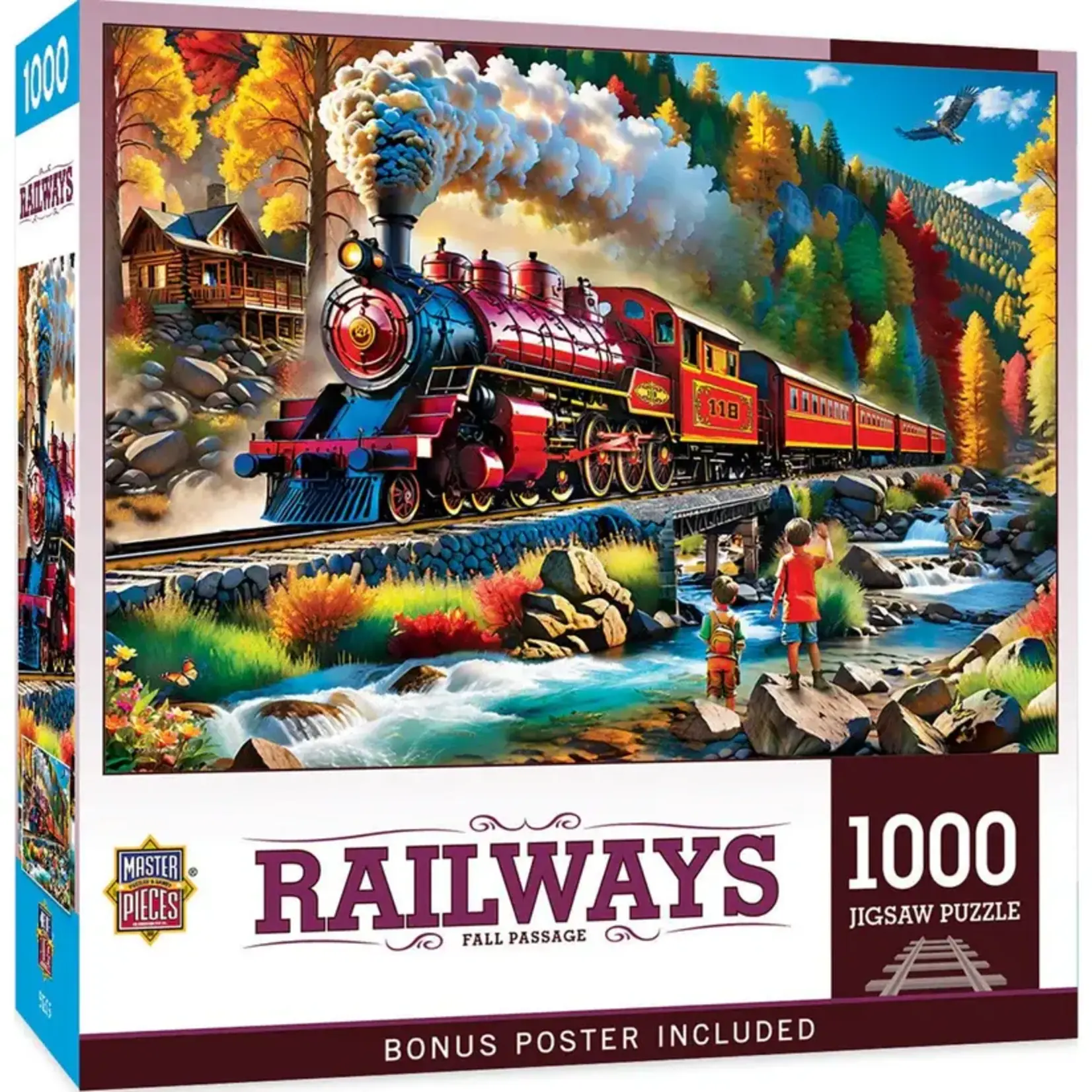MasterPieces 72515 Railways - Fall Passage 1000pc Puzzle