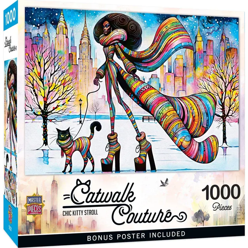 72523 Catwalk Couture - Chic Kitty Stroll 1000pc Puzzle