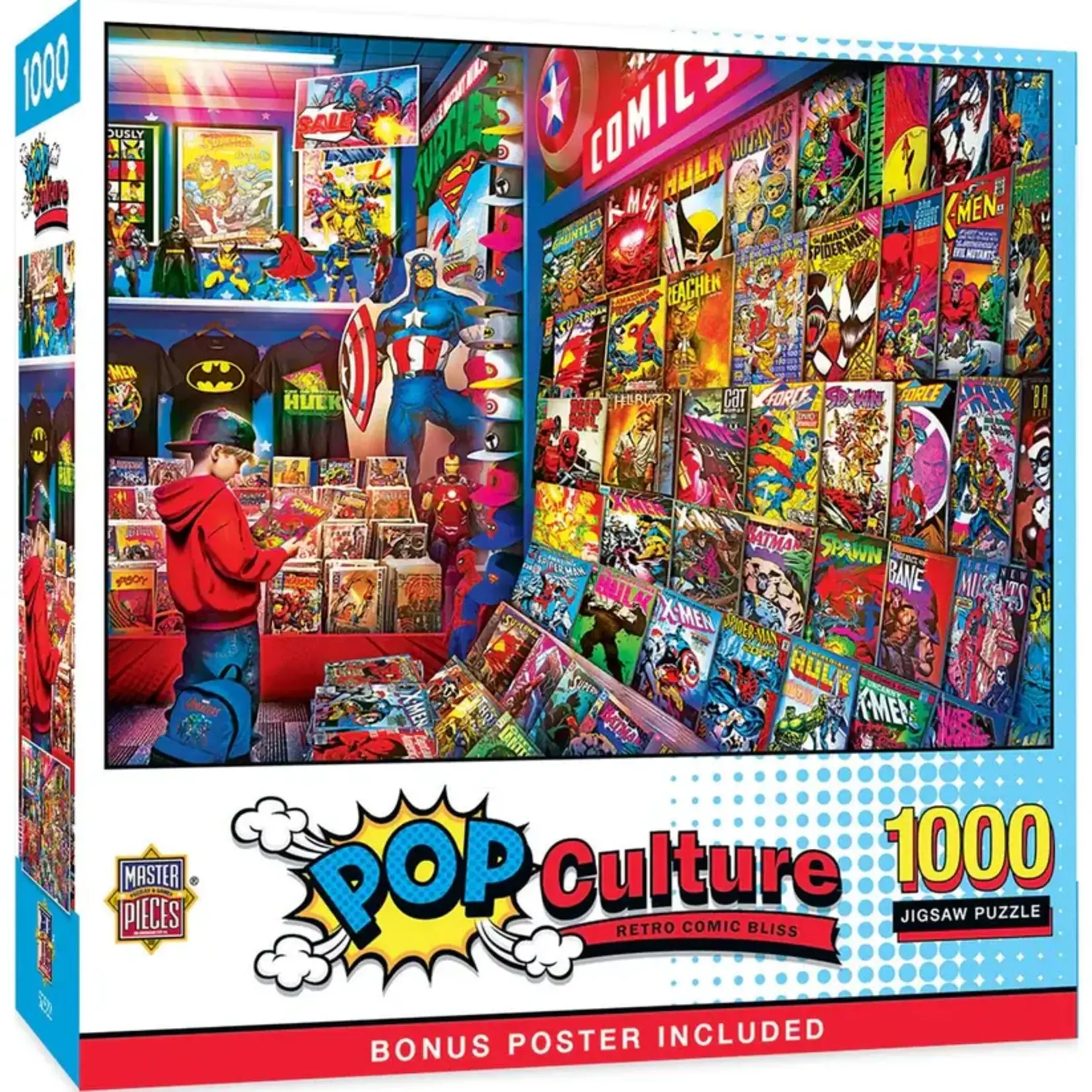 MasterPieces 72534 Pop Culture - Retro Comic Bliss 1000pc Puzzle