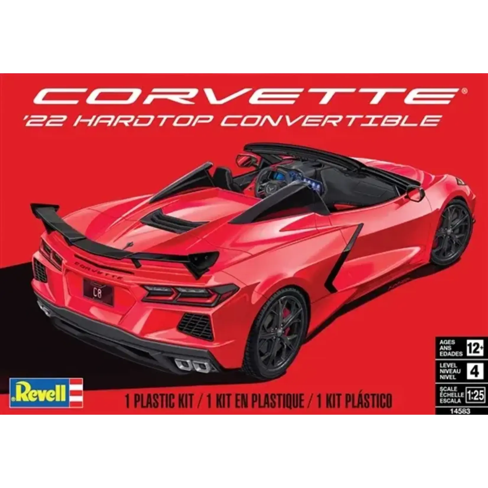Revell 14583 1/25 2022 Corvette Hardtop Convertible