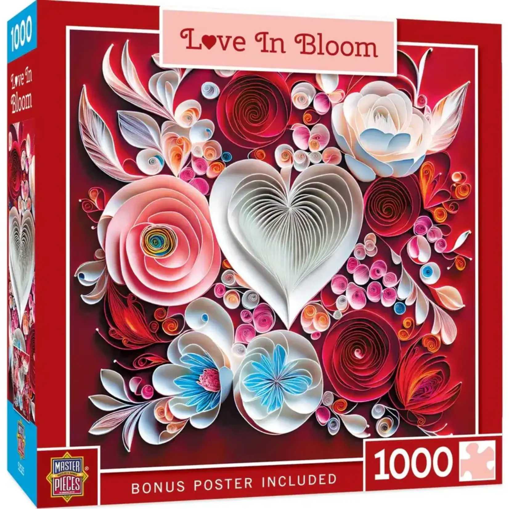MasterPieces 72575 Valentines - Love in Bloom 1000pc Puzzle