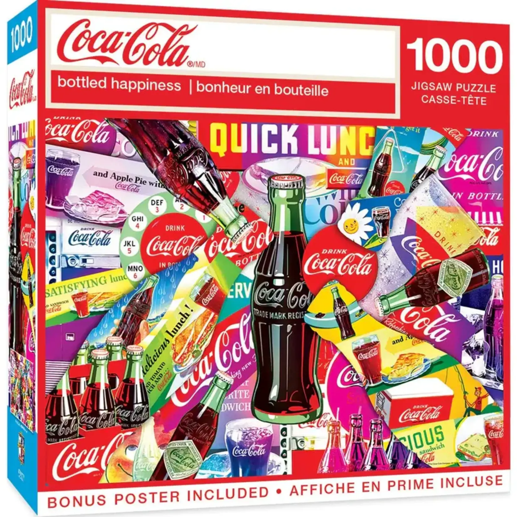 MasterPieces 72570 Coca-Cola - Bottled Happiness 1000pc Puzzle