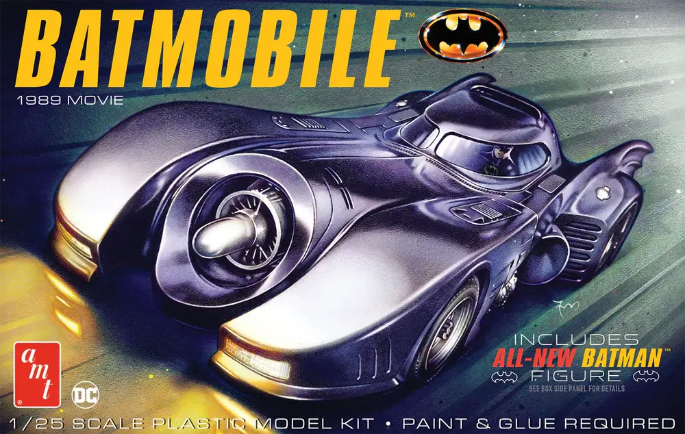 1504 1/25 Batmobile 1989 Movie w/ Seated Batman Figure