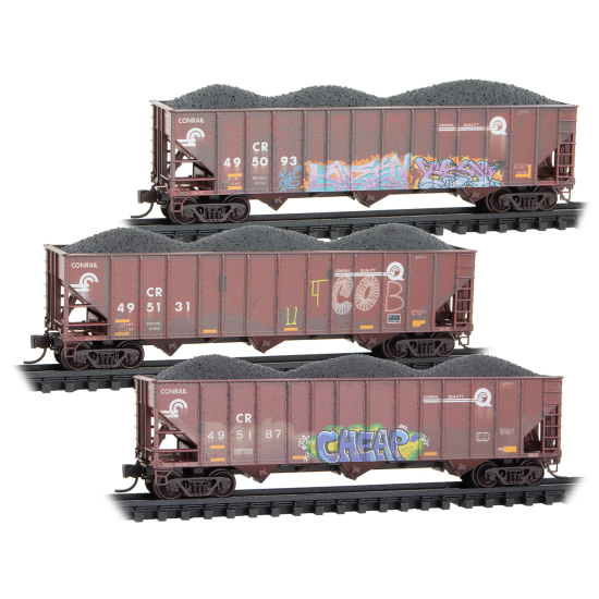 98305103 N Conrail Weathered - 3 Pack