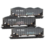 Micro Trains Line 98305104 N Norfolk Southern Weathered - 3 Pack