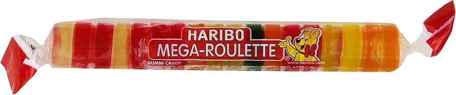 Haribo Roulette Gummi Candy 7/8oz