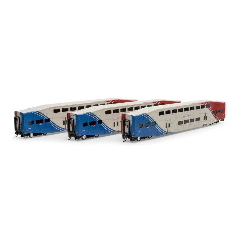 29709 HO Bombardier Coach UTAX #205/209/210