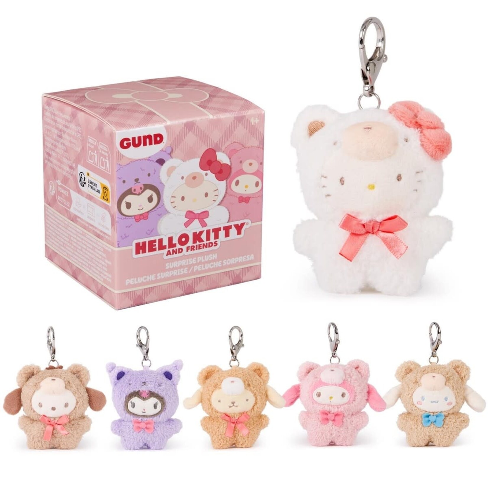 Gund Hello Kitty Cafe Latte Blind Box - 3.5 Inch
